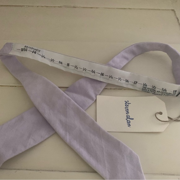 NWT Steven Alan Bowtie Lavender Cotton - Picture 6 of 6